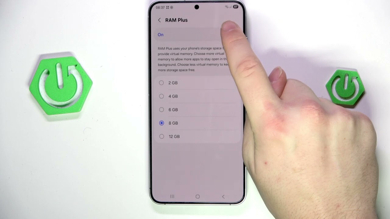 SAMSUNG Galaxy S25+ – How to Turn Off Ram Plus
