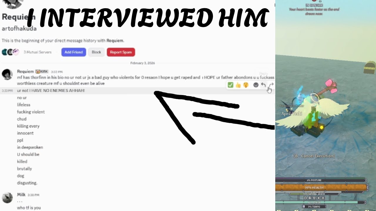 Interviewing Deepwoken players that I killed Part 1 | Deepwoken