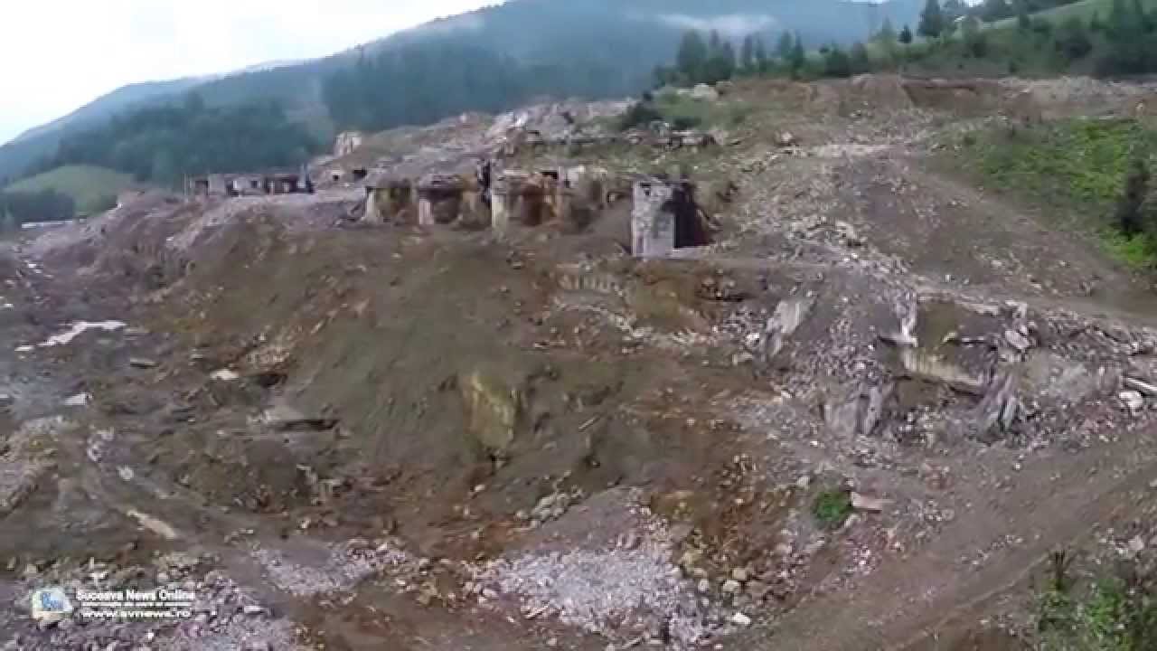 Tarniţa - fosta colonie minieră (filmare aeriană)