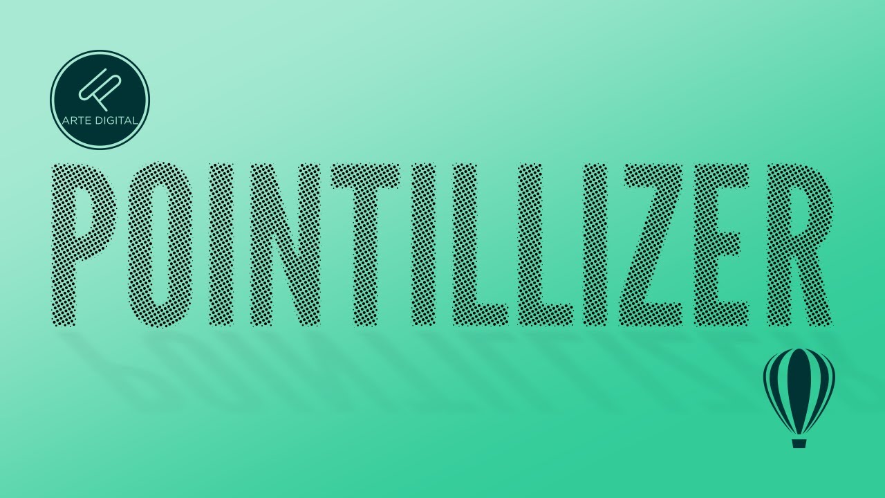 DOMINE de uma vez a FERRAMENTA POINTILLIZER no CorelDRAW