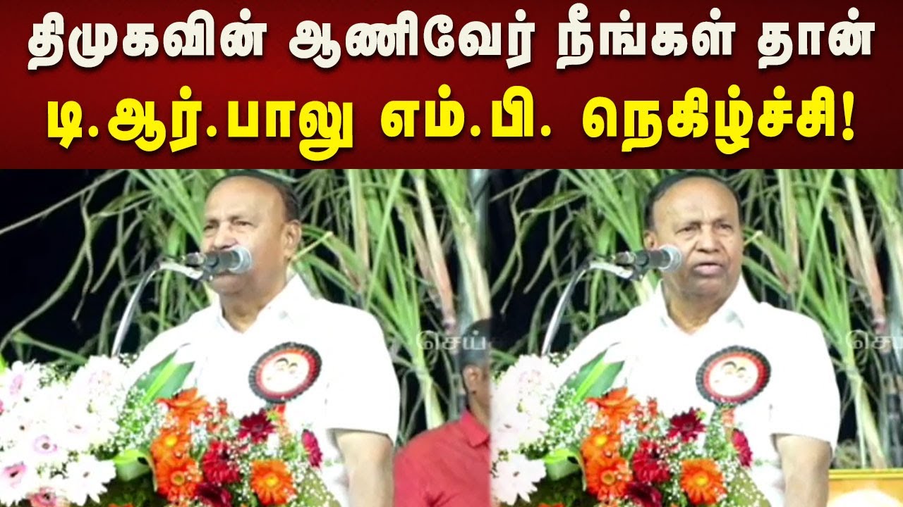 வெற்றி வீரராக செயல்படுகிறார் அமைச்சர் தா.மோ.அன்பரசன் - T.R.Balu MP! | Kalaignar News