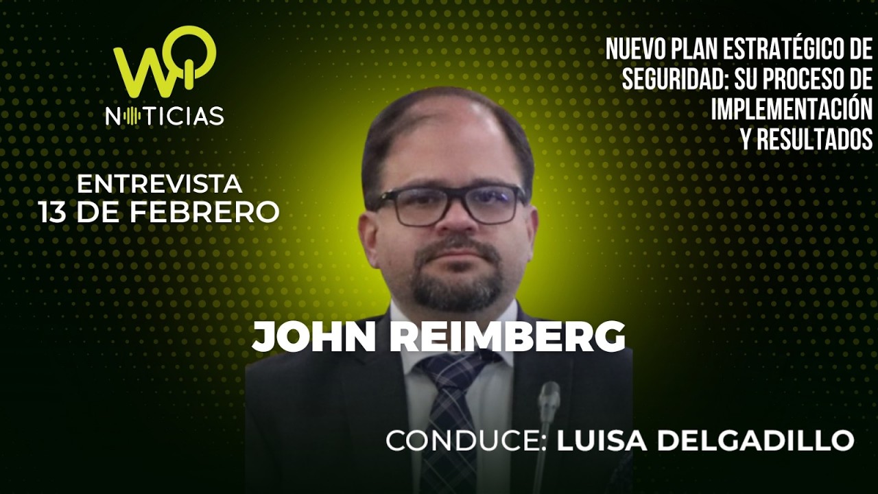 John Reimberg, Ministro del Interior.