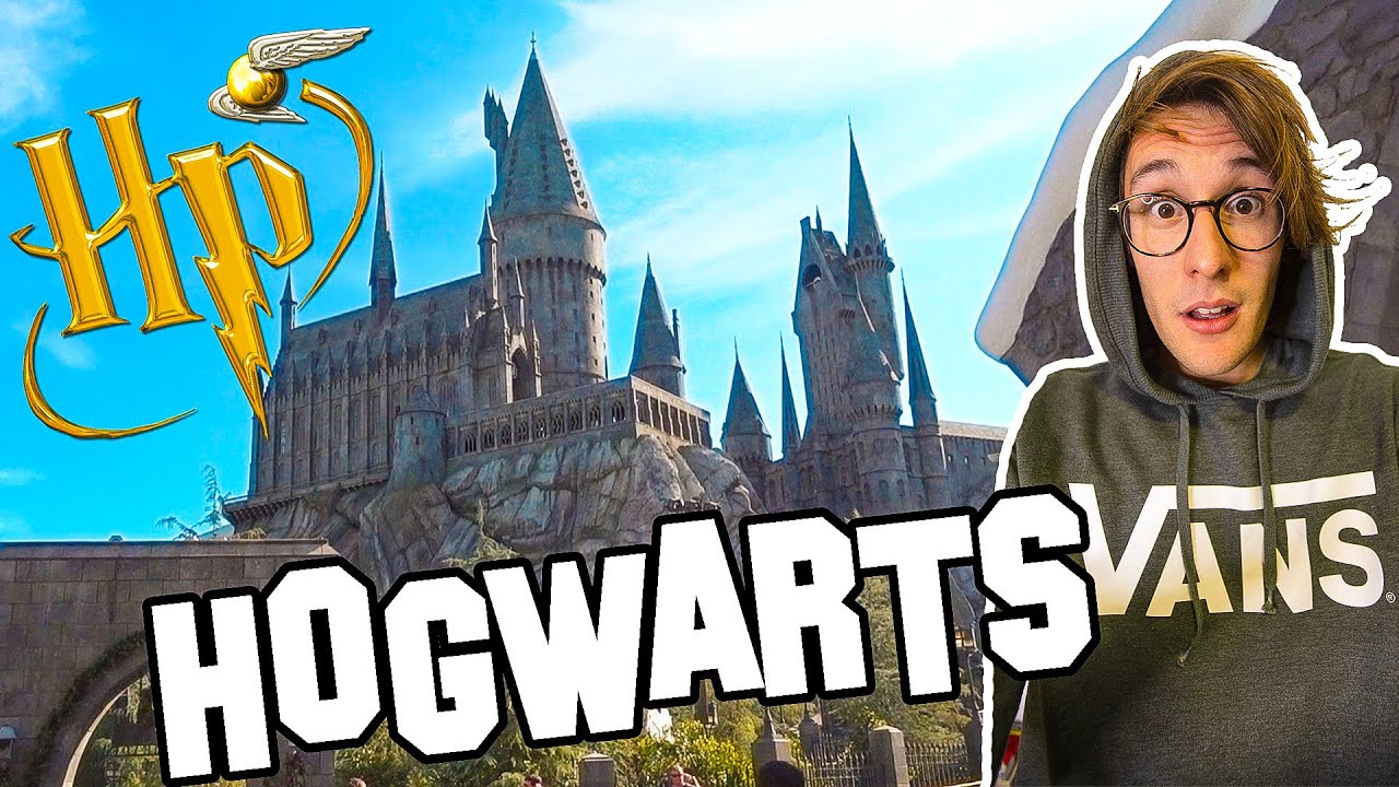Tour del CASTELLO di HOGWARTS agli UNIVERSAL STUDIOS / Los Angeles