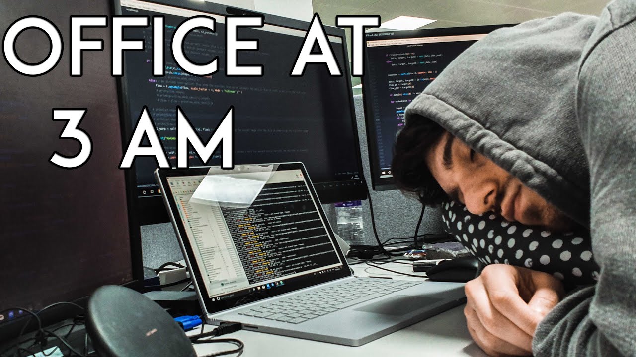 I tried to go to my office at 3 a.m. for the first time