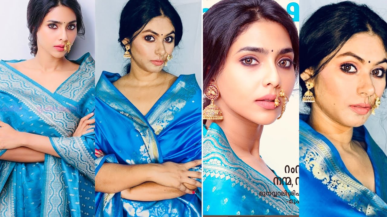 Aishwarya Lekshmi inspired Makeup look latest || Aishwarya Lekshmi Grihalakshmi Photoshoot look