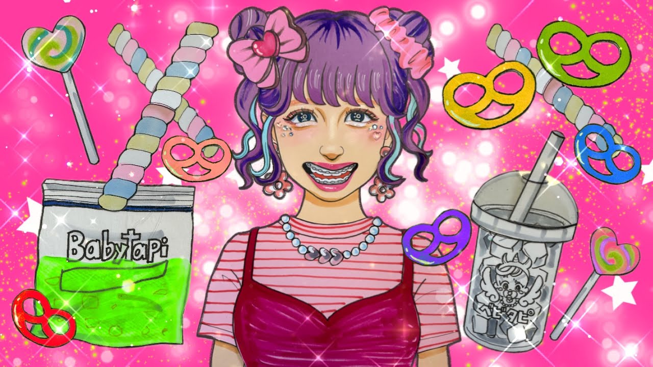 【making】ベビタッピ💛💚🩵💜🩷❤️🧡#paperdoll#paperdiy #asmr#ベビタピ#making@shinakoasmr475