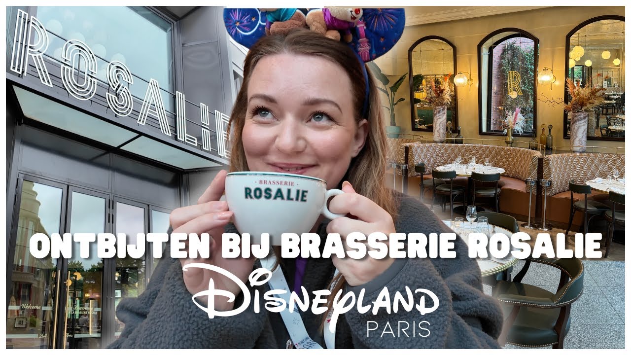 ONTBIJTEN BIJ BRASSERIE ROSALIE DISNEYLAND PARIS ☕️ | RESTAURANT IN DISNEY VILLAGE 2024