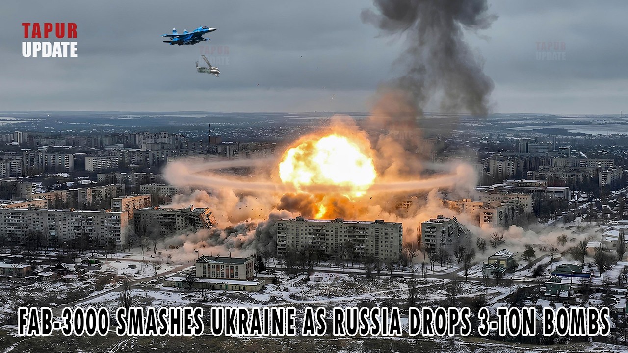 FAB-3000 потрясла Украину &mdash; как российская 3-тонная бомба прорвала линию фронта