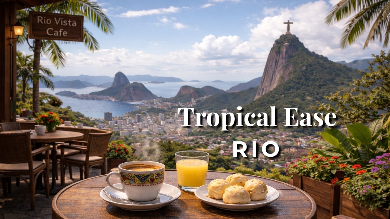Tropical Ease – Rio de Janeiro ☕ | Relaxing Café Music for Focus & Calm (75 min)