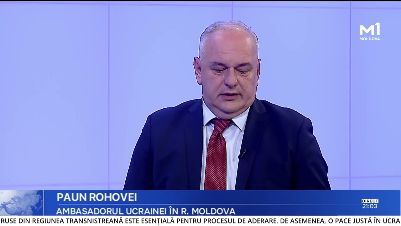 Patru ani de război în Ucraina | Ambasadorul Paun Rohovei, în exclusivitate la Moldova 1