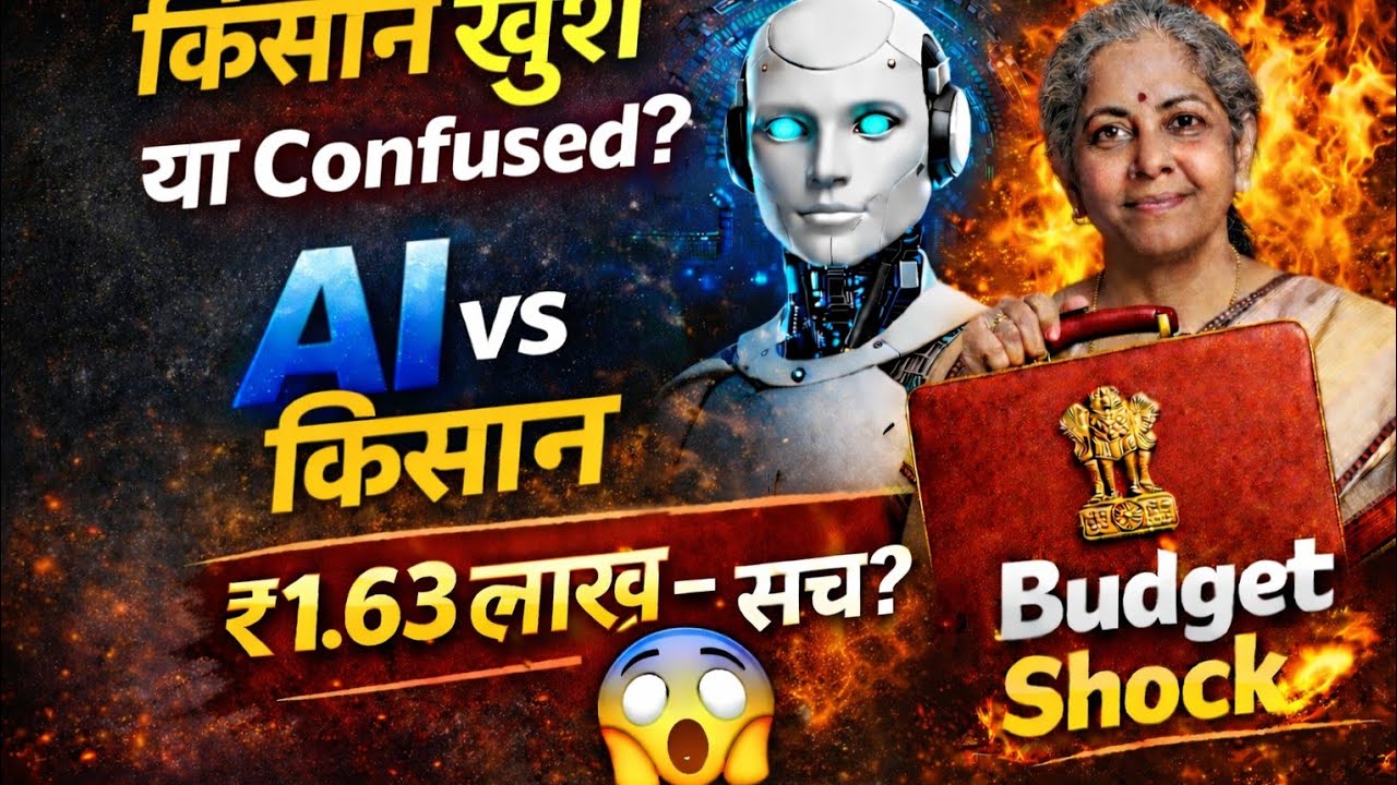 Budget 2026: किसान का ‘कल्याण’ या सिर्फ ‘ज्ञान’? सच सामने! 🌾@BhartiyaKisaan_bk | Budget Reality