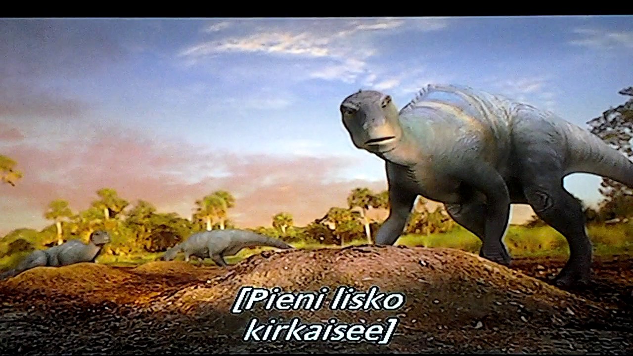 Disney's Dinosaurus, Alkukohtaus/Carnotauruksen hyökkäys (Finnish!)