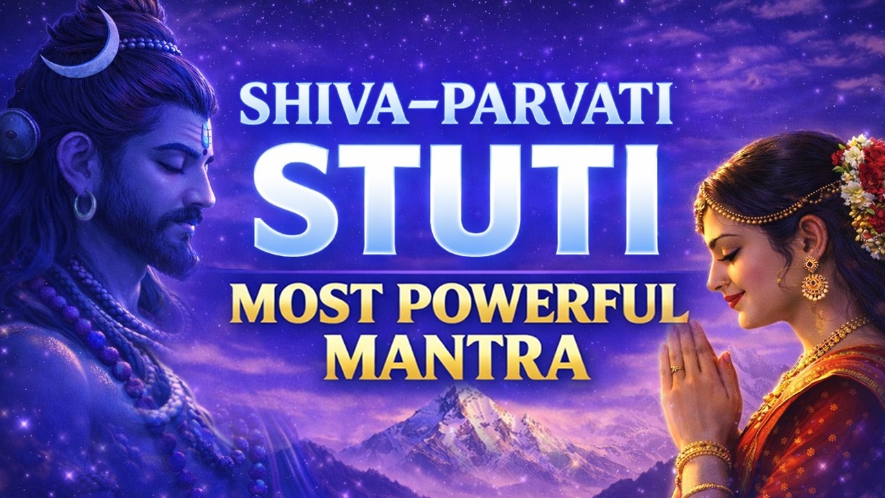 Shiva–Parvati Stuti | 3 Hours Deep Meditation Chant for Inner Peace, Healing & Spiritual Awakening