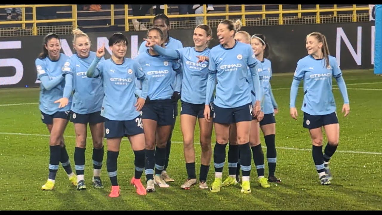 2024/11/12 UWCL観戦 Man City 2 Hammarby 0　長谷川唯選手フル出場　藤野あおば選手 