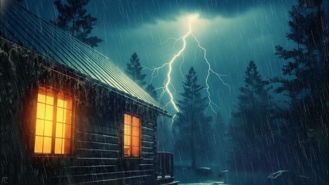 Cozy Sound of Rain │ Relax │ White Noise │ Insomnia │ Comforting Rain Sounds for Night