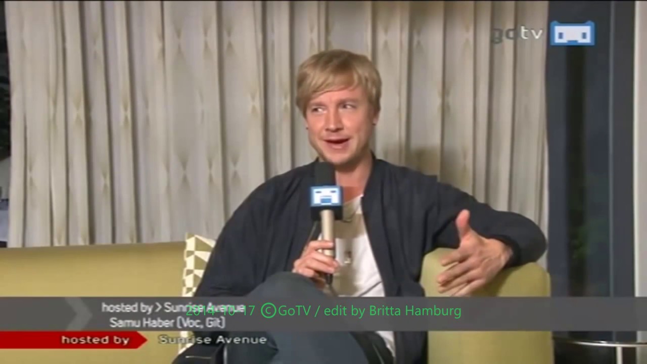 2014-10-17 Samu Haber @GoTV
