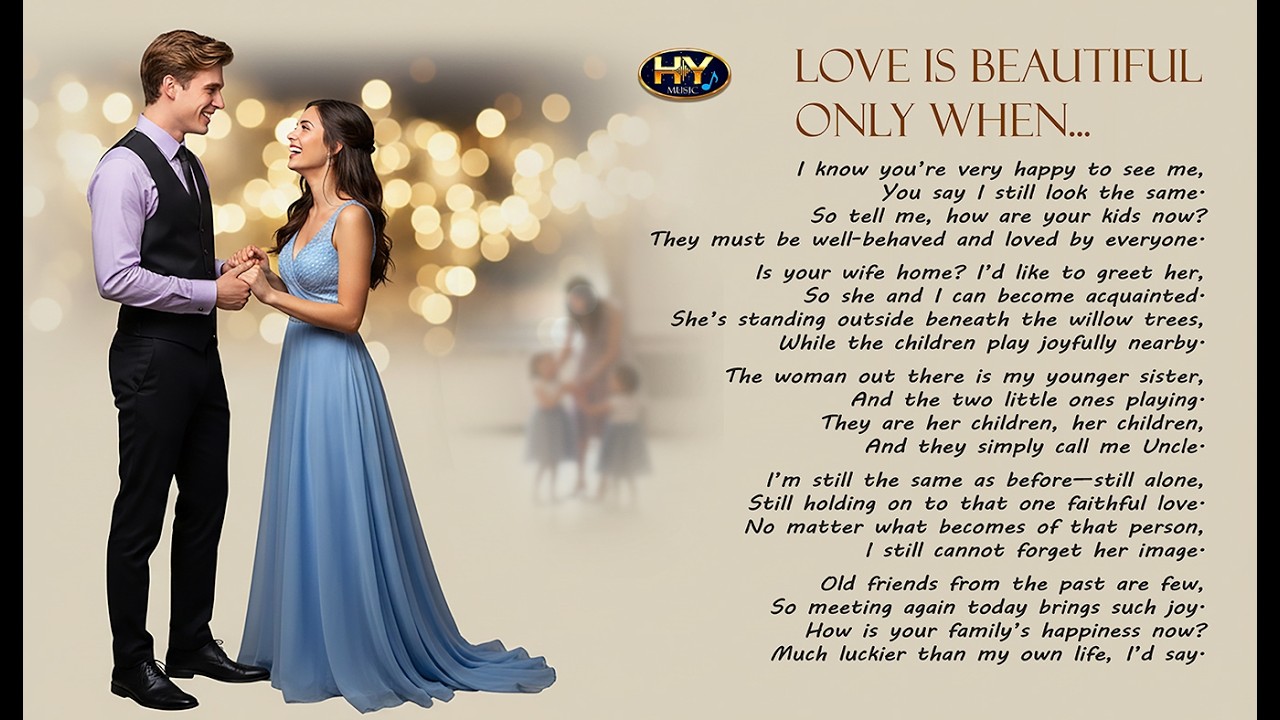 Love is beautiful only when... (Blue)