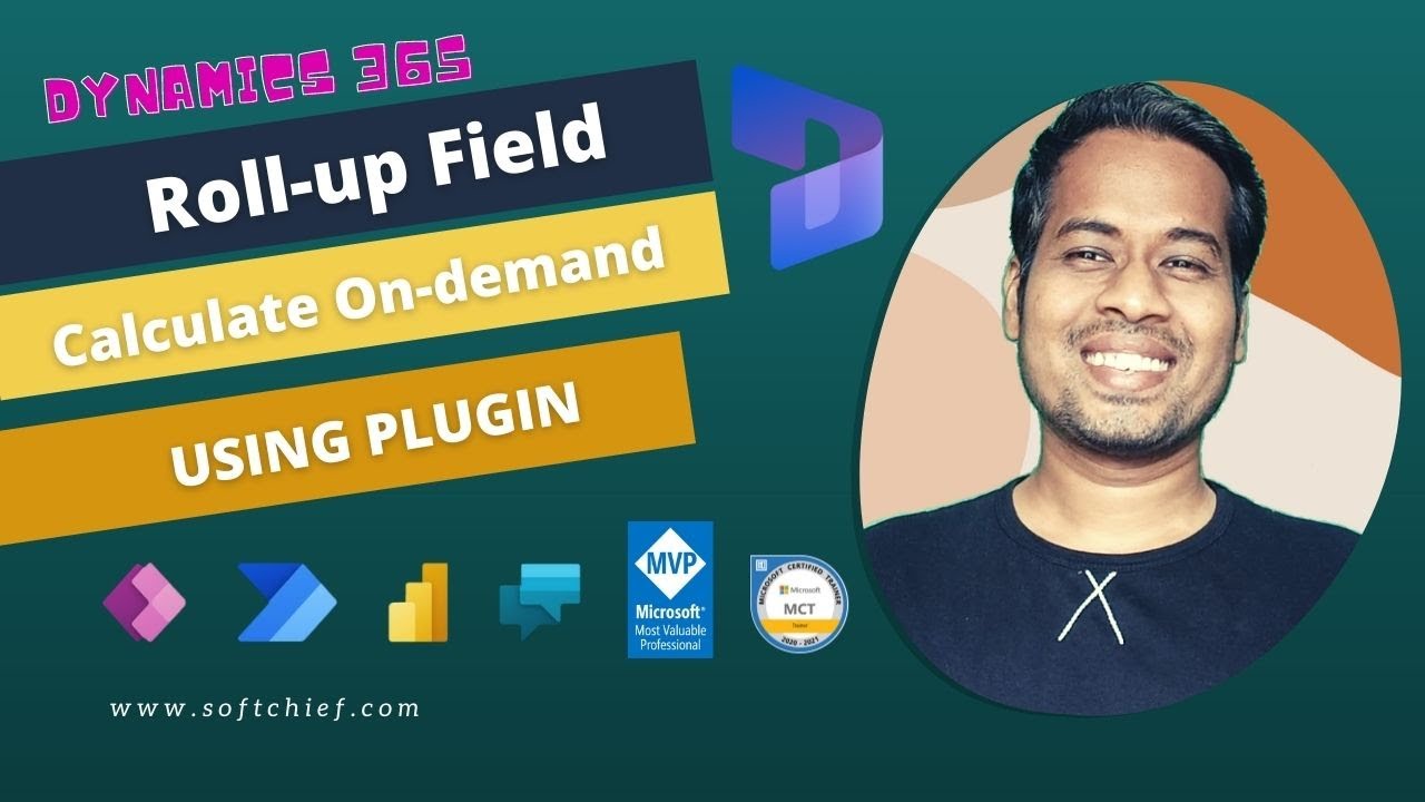 Rollup- Field Auto calculate real time in Dynamics 365 using plugin