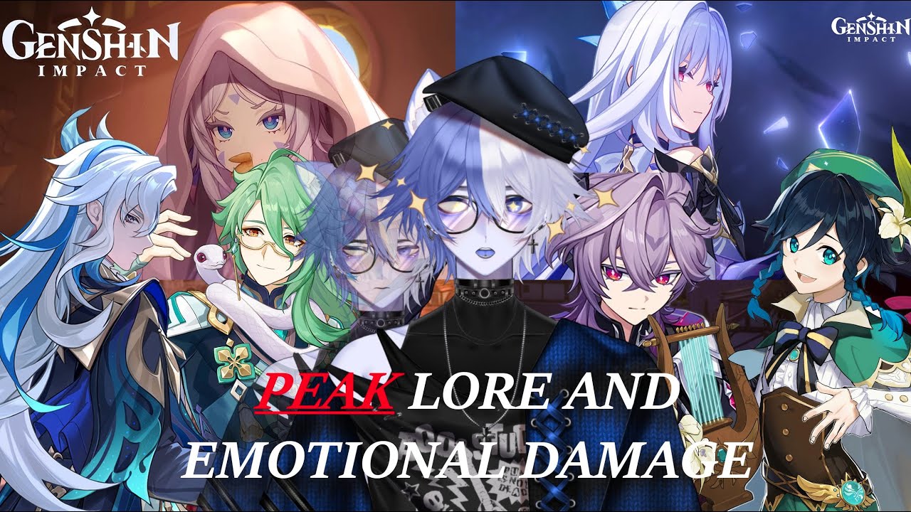 HSR Player reacts to ALL Genshin Impact Character Trailers.. and cries 3 times