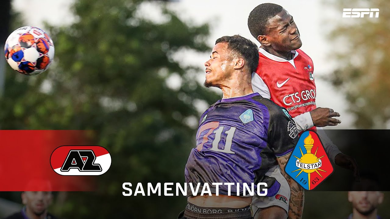 ⭐️ JADYEN ADDAI met een heerlijke HATTRICK ⚽️⚽️⚽️ | Samenvatting Jong AZ - Telstar