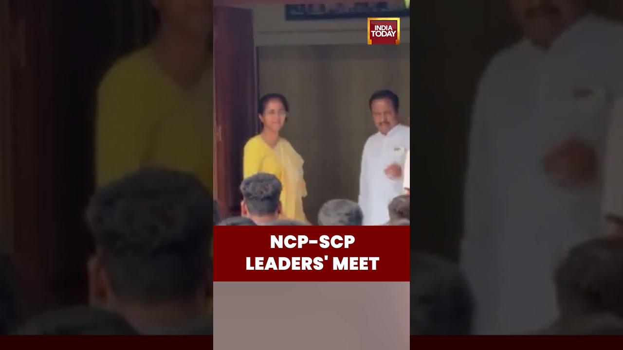 NCP-SCP Leaders Arrive at Sharad Pawar’s Baramati Residence for Key Meeting Amid Sunetra's Oath Buzz
