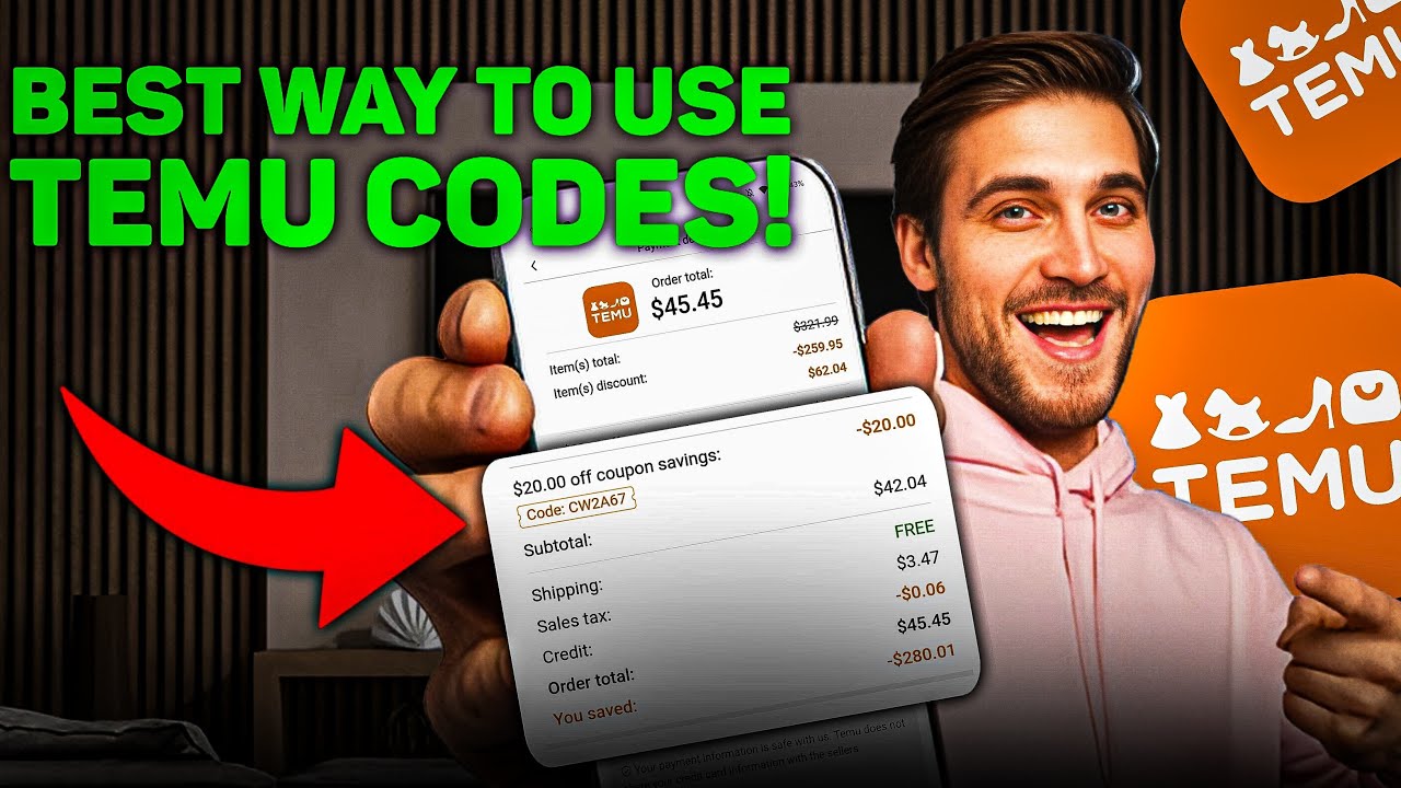 TEMU Coupon Codes & How To Use Them the RIGHT Way! &ndash; AVOID These Mistakes & Save More Money on Temu