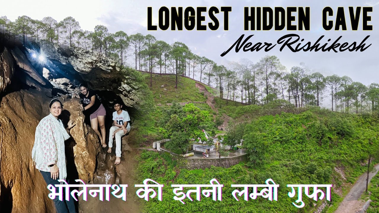Longest Hidden Cave -Another Offbeat Place Near Rishikesh -Pawki Devi Temple | Uttarakhand Tourism