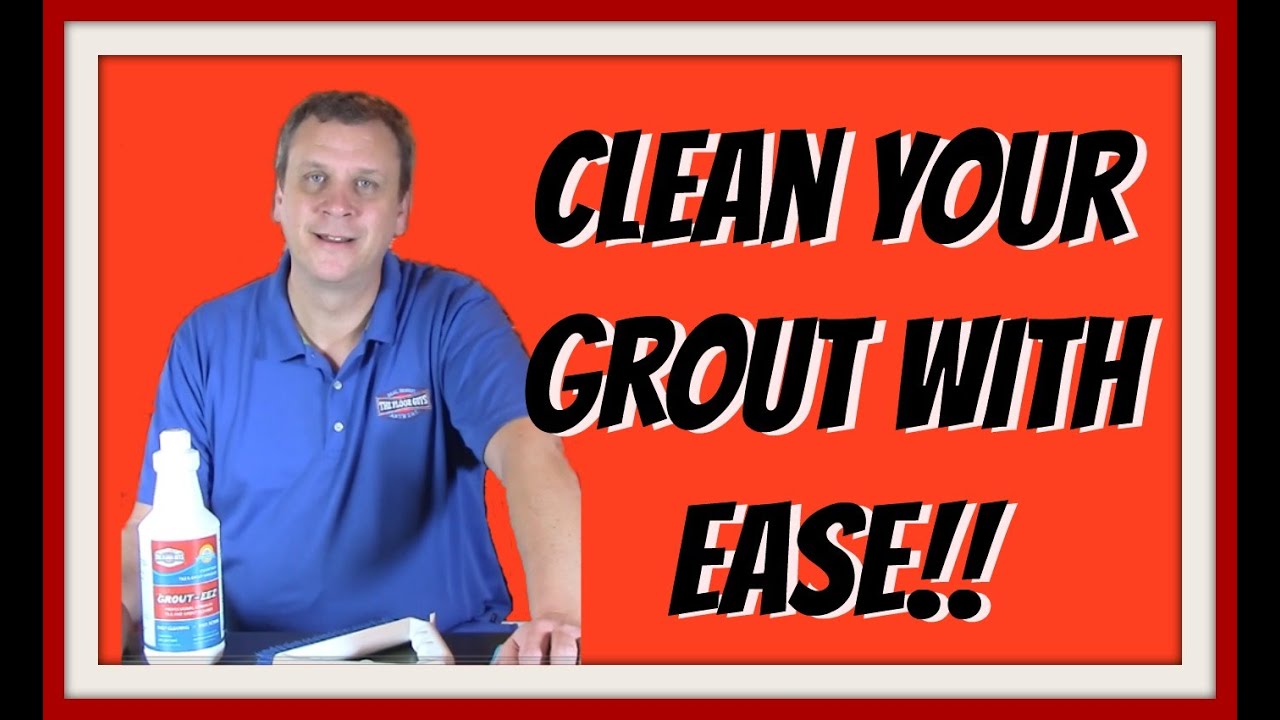 How to clean grout in the shower or your floors (without getting on your hands and knees).