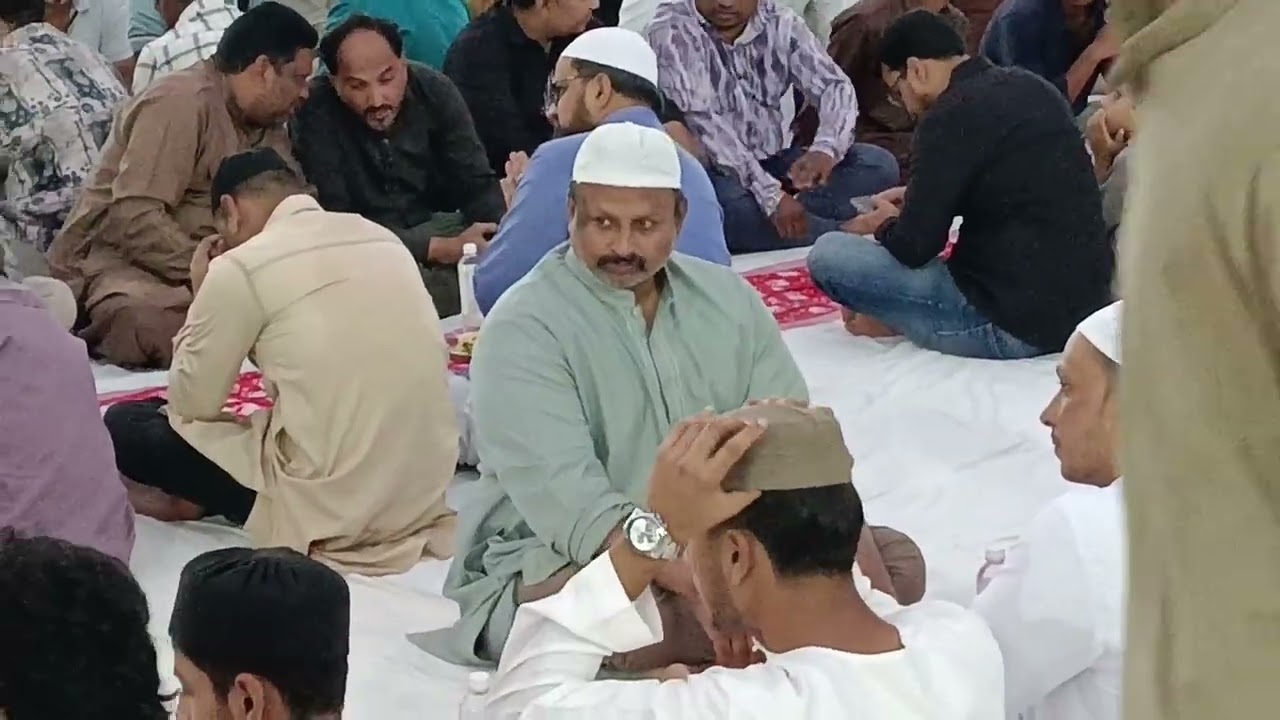 Hm'zah car iftar party event LB Nagar road. Ibrahim Al hadidi