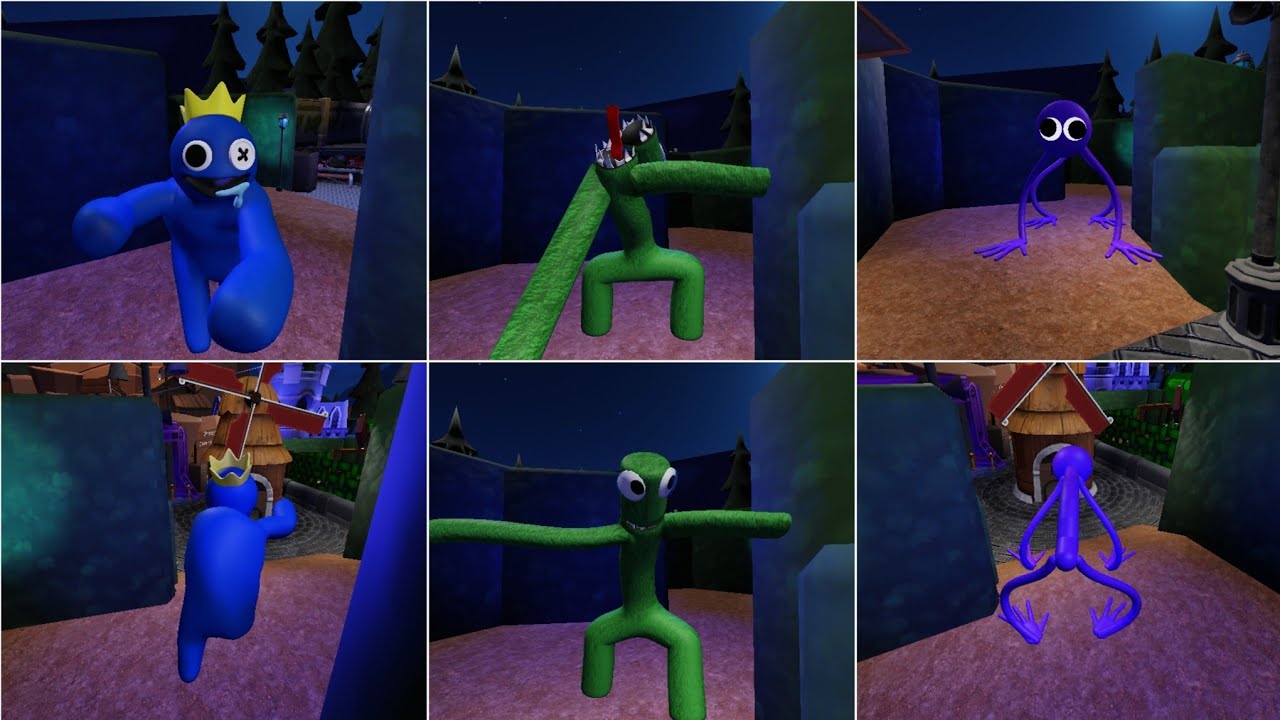 CH. 2 IS SCARIER! Rainbow Friends Jumpscares vs RP vs Survivor Comparison