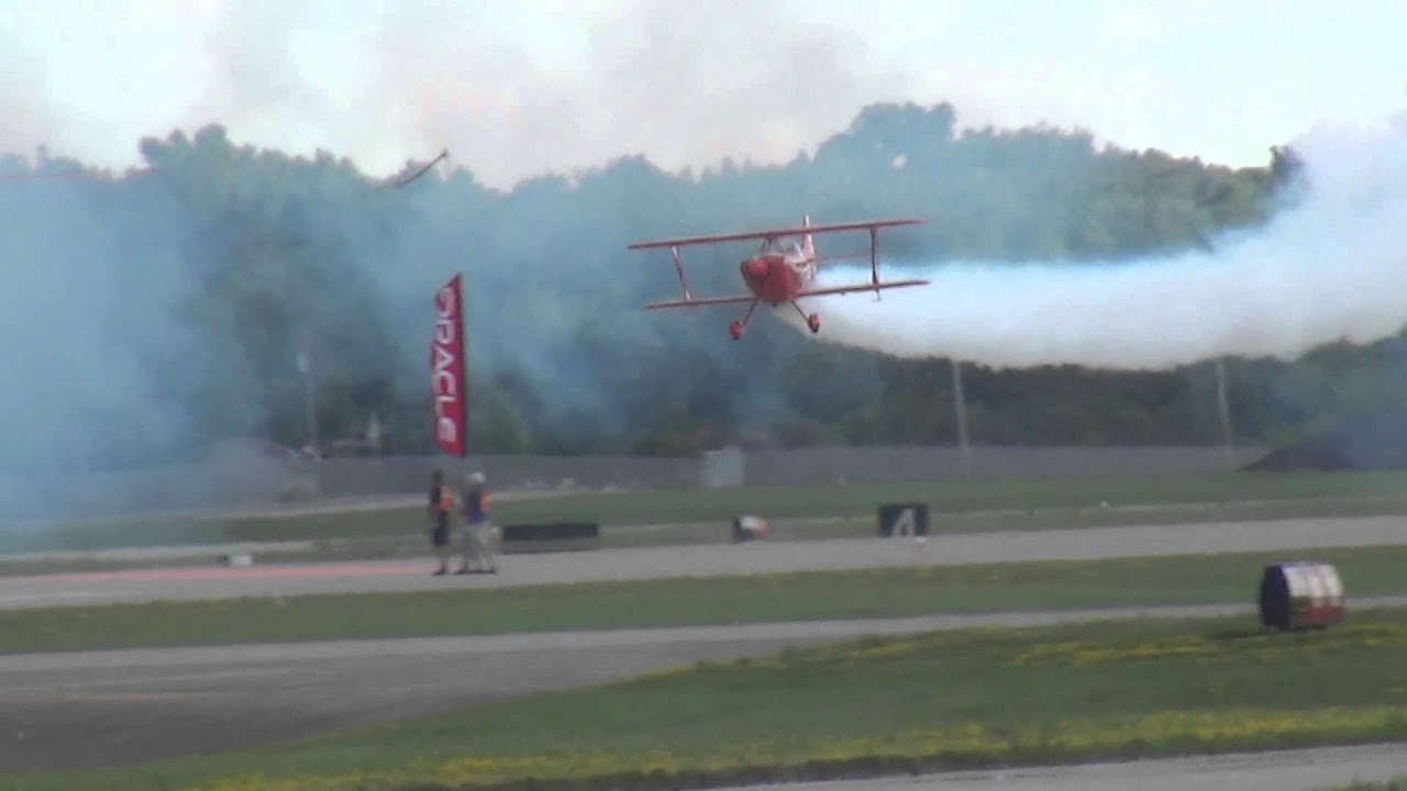 Sean D. Tucker Oracle Challenger III biplane at Oshkosh 2013 Thursday