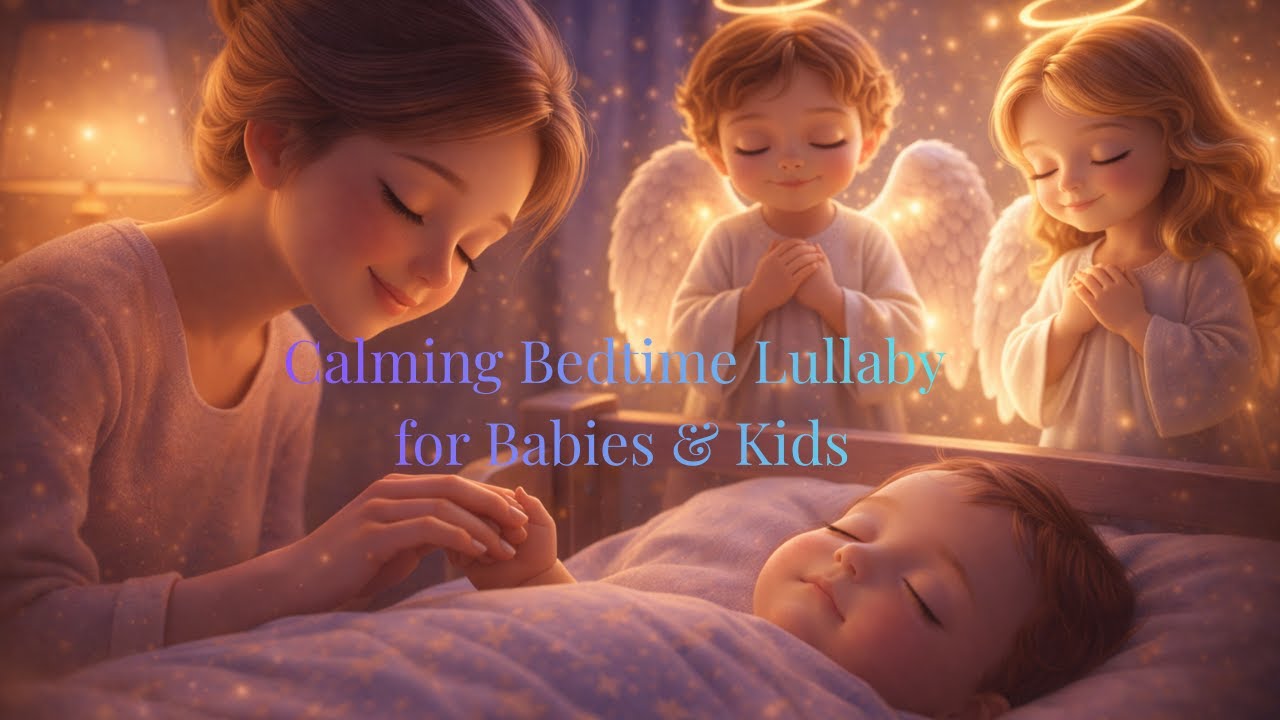 Angels Watch Over Me/Angels and Stars🌙Calming Bedtime Lullaby for Babies&Kids by All-in-OneKidsMusic