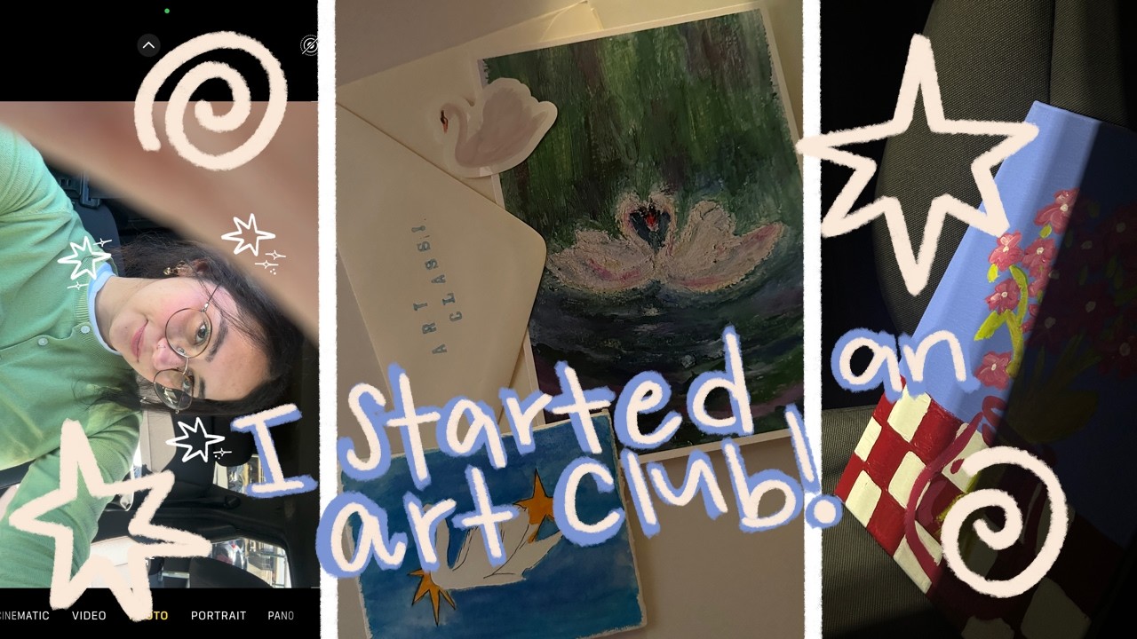 i started an art snail mail club! ✿ vrussoart