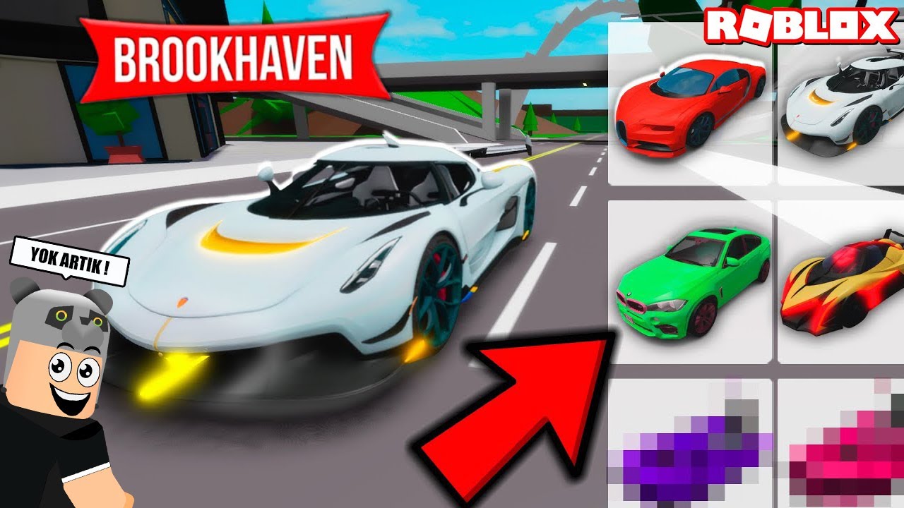 Brookhaven'da Olmayan Gizemli Arabaları Bulduk !! - Panda ile Roblox Brookhaven