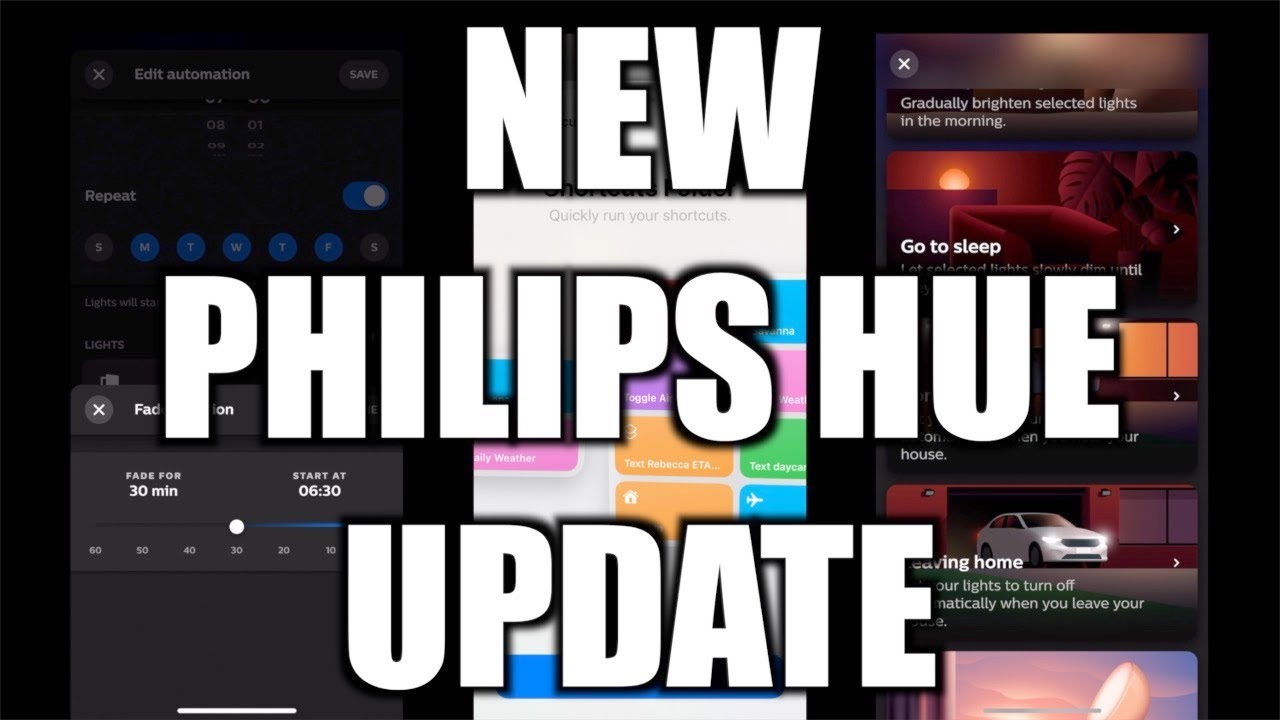 Philips Hue App Update - NEW DESIGN!!!