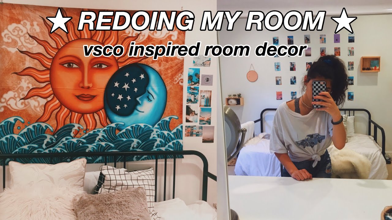 redoing my room for summer!!! vsco inspired room decor