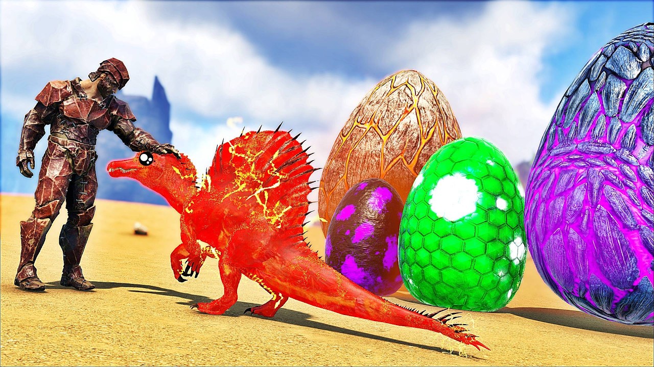 CHOCANDO OVOS PODEROSOS QUE ROUBEI DOS DINOSSAUROS MAIS INSANOS DO ARK SURVIVAL EVOLVED - SUPER MODS