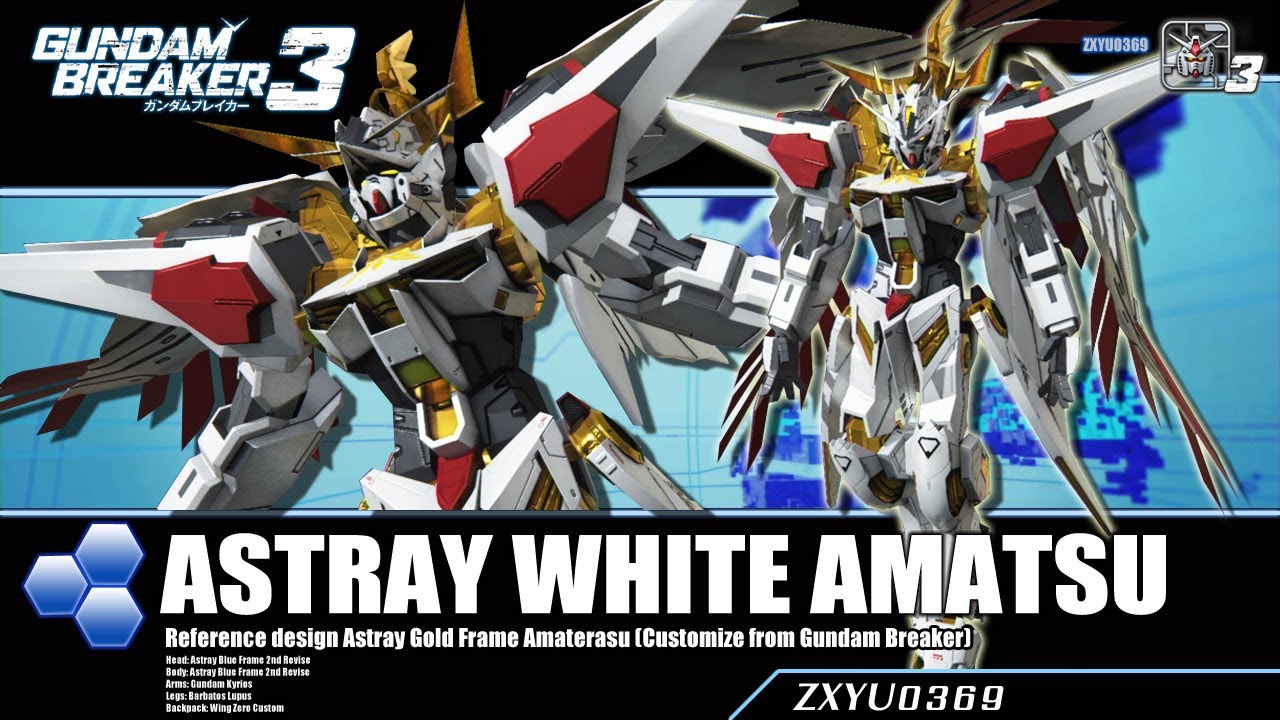 [PS4] Gundam Breaker 3 : Astray White Amatsu
