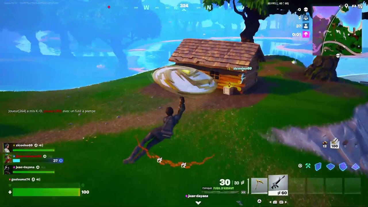 Live Fortnite avec un ami