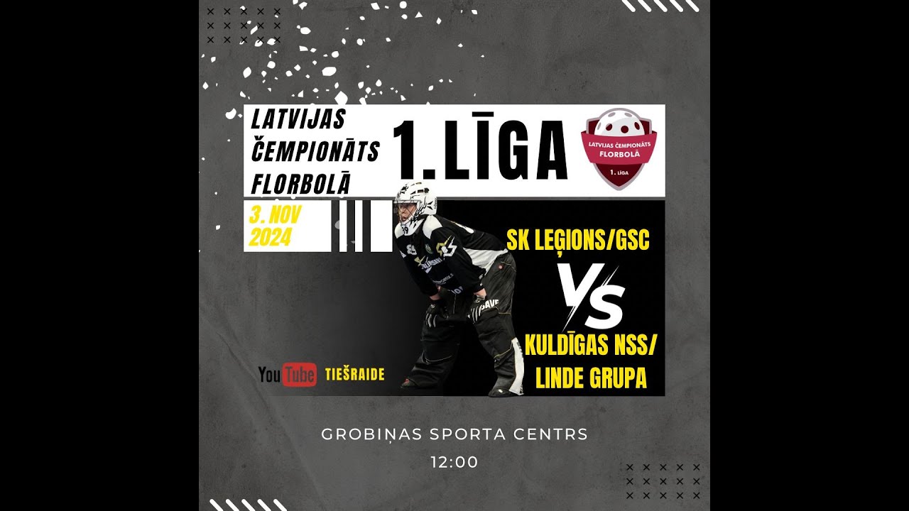 🔴  LFS 1. līga  LEĢIONS/GROBIŅAS SC - KULDĪGAS NSS/LINDE GRUPA