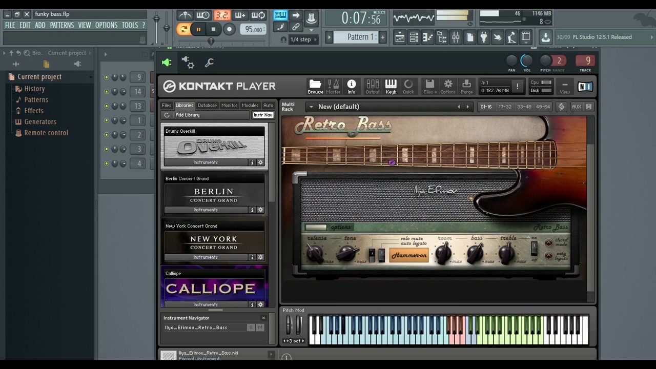 Ilya Efimov Retro Bass Kontakt vst