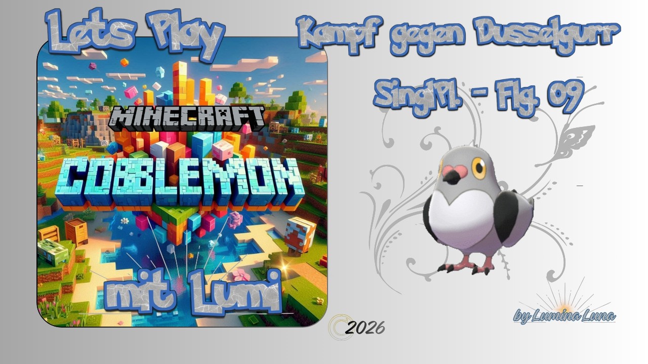Kampf gegen Dusselgurr  [MC-Cobblemon RPG Modpack-Flg.09]