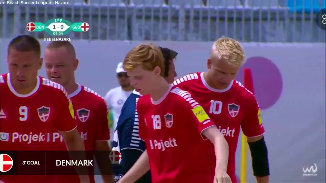 Friskarksm&aring;l i Landskamp mod Georgien - Strandfodbold