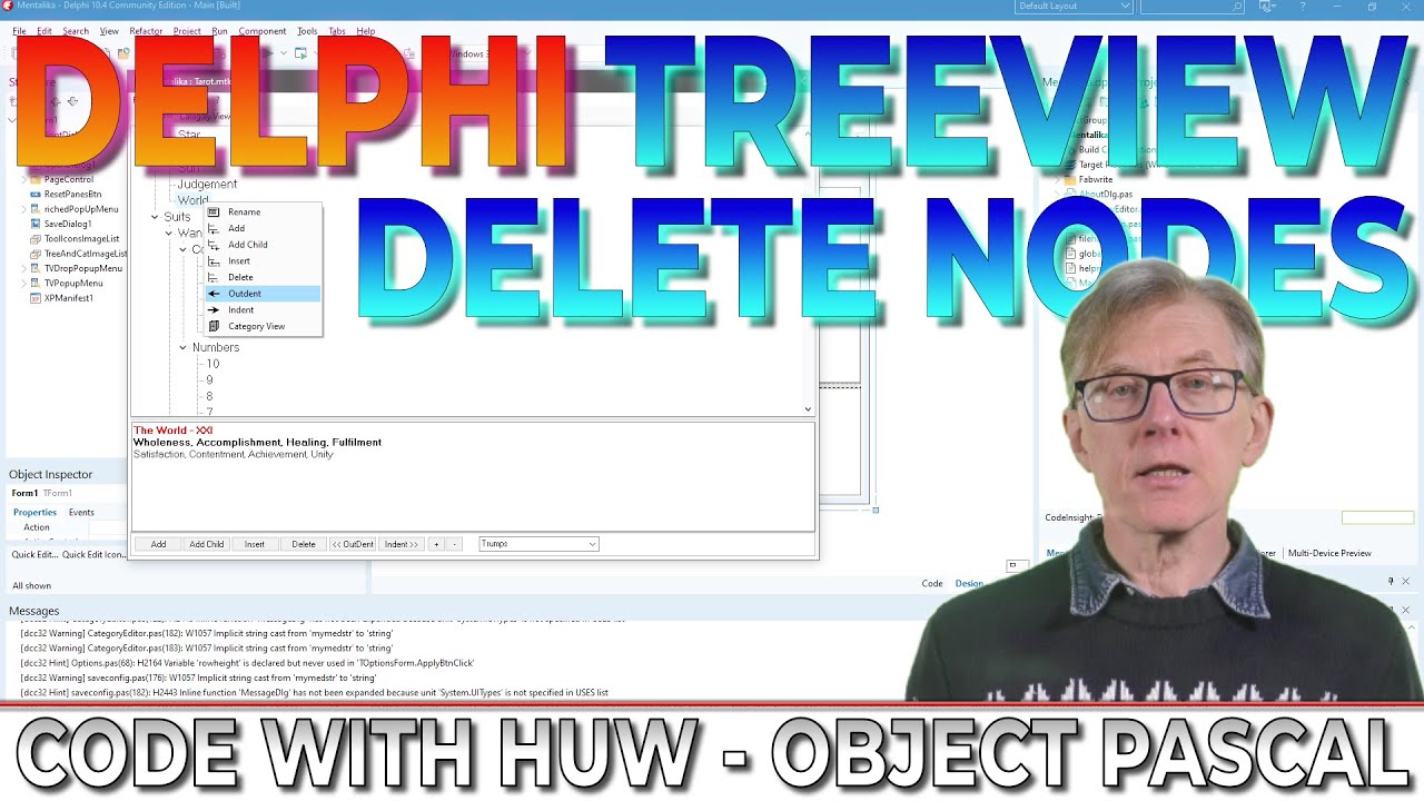 Delphi TreeView Programming Deleting Nodes