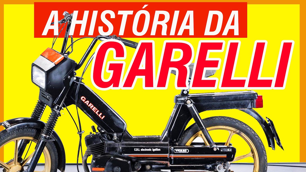 GARELLI: CICLOMOTOR  Que Fez Hist&oacute;ria l Raridade dos Anos 70 e 80
