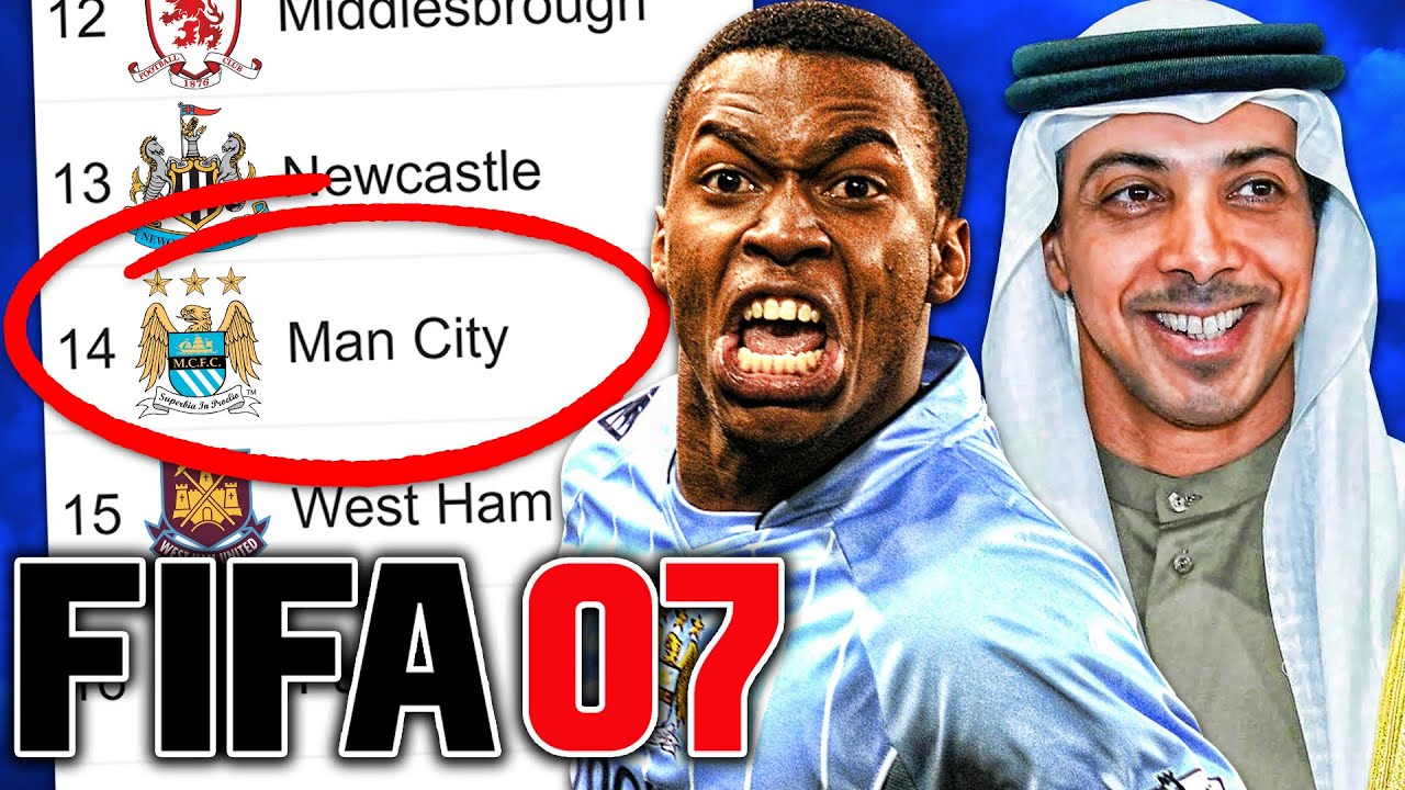 I *TAKEOVER* Manchester City BEFORE OIL MONEY! (FIFA 07 Manager  Mode)