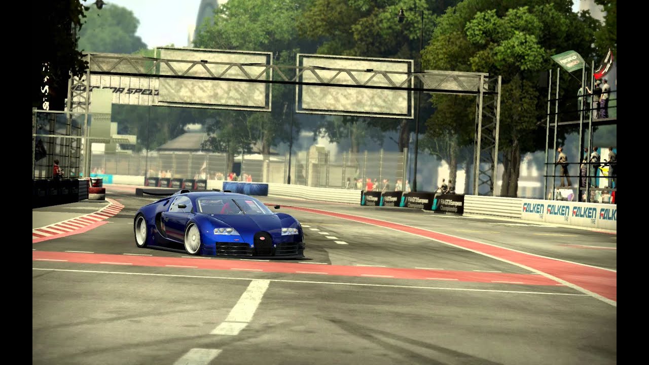 NFS Shift 2 - Bugatti Veyron at London Embankment Loop