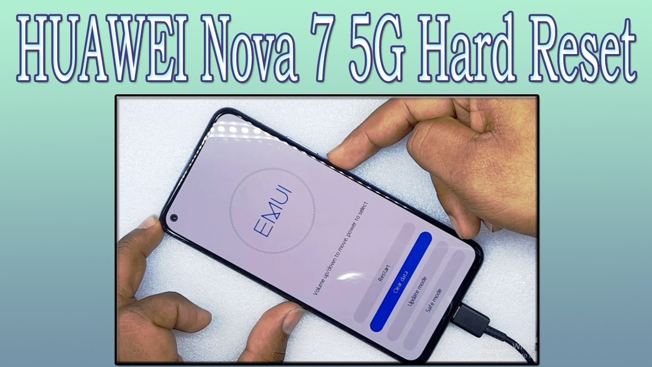 Huawei nova 7 5G Factory Reset || How to Hard Reset an Huawei nova 7 5G