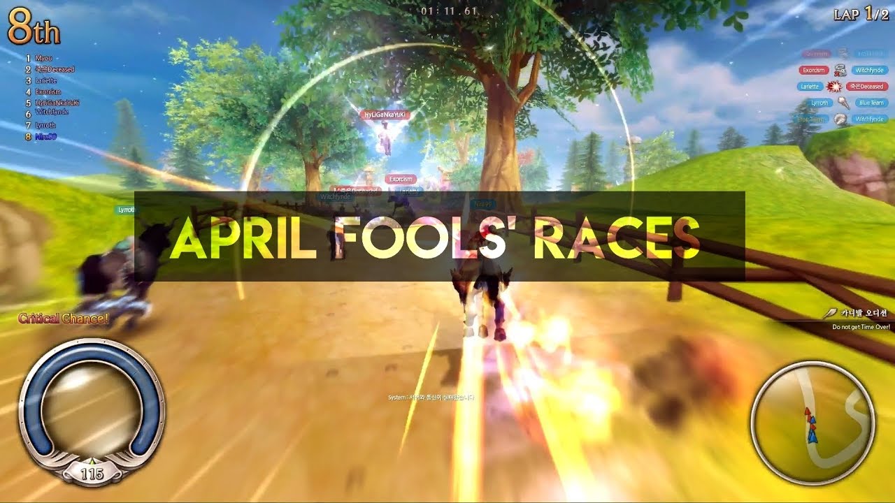 Alicia Online April Fools' Races [Magic & Speed]