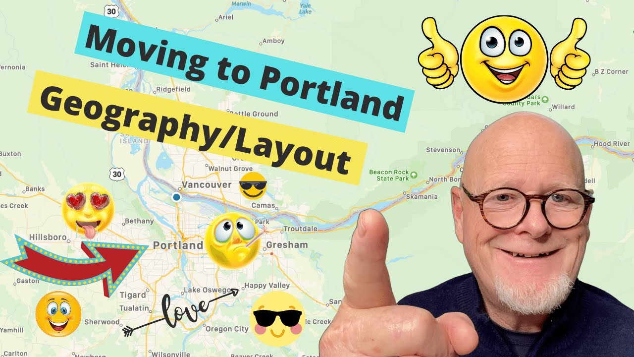 Portland Oregon - City Layout Basics Start Here
